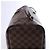 Borsa a tracolla Louis Vuitton Neverfull MM Damier Ebene Marrone N51105 Rosso - vista 9