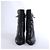 Botines Hermès Juez de piel negra EU 38 Negro - vista 3