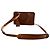 Borsa a mano Loewe Amazona 28 in pelle di struzzo Marrone Cammello