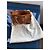 Borsa a mano Loewe Amazona 28 in pelle di struzzo Marrone Cammello - vista 13