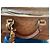 Borsa a mano Loewe Amazona 28 in pelle di struzzo Marrone Cammello - vista 3