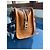 Borsa a mano Loewe Amazona 28 in pelle di struzzo Marrone Cammello - vista 6