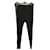 Versus Versace Black Lace Panel Cotton Leggings  - view 1
