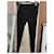 Versus Versace Black Lace Panel Cotton Leggings  - view 2