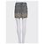 Timeless Chanel Minirock aus grauem Distressed-Denim - FR 36 gebraucht - Ansicht 3