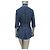 Timeless Chanel Spring 2012 Blue Tweed & Denim Belted Jacket FR 38 Pre-owned - view 2