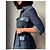 Timeless Chanel Spring 2012 Blue Tweed & Denim Belted Jacket FR 38 Pre-owned - view 8