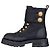 Balmain Leather Ankle Boots with Gold-Tone Buttons Sz.38 pre-owned