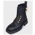 Balmain Leather Ankle Boots with Gold-Tone Buttons Sz.38 pre-owned - view 3