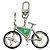 Chaveiro Charm Louis Vuitton Preto Prata Verde