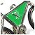 Chaveiro Charm Louis Vuitton Preto Prata Verde - vista 8