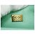 Chanel Classic Single Flap Top Handle Quilted Tweed Mini Verde - vista 5