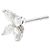 Tiffany & Co Orecchini a lobo Tiffany Victoria Small in platino - vista 2