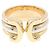 Anello Cartier 2C in oro bianco giallo e rosa 18K - vista 2