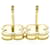 Van Cleef & Arpels Sweet Alhambra Stud 18K Yellow Gold and Onyx Doré  - vue 5