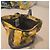 Saco cabas Vivienne Westwood "Orb" em lona amarela e preta Preto Branco Amarelo - vista 12