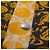 Saco cabas Vivienne Westwood "Orb" em lona amarela e preta Preto Branco Amarelo - vista 8