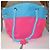 Escada zweifarbige Canvas-Tasche Pink Blau - Ansicht 2