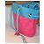Escada zweifarbige Canvas-Tasche Pink Blau - Ansicht 3