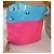 Escada zweifarbige Canvas-Tasche Pink Blau - Ansicht 4