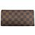 Louis Vuitton Brazza Long Bifold Damier medium Marrone - vista 2