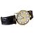 Cartier Trinity Quartz Uhr Braun Weiß Golden