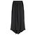 Falda maxi superpuesta de gasa de seda negra Chanel Otoño 2002 02A Negro