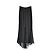 Falda maxi superpuesta de gasa de seda negra Chanel Otoño 2002 02A Negro - vista 5