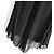 Falda maxi superpuesta de gasa de seda negra Chanel Otoño 2002 02A Negro - vista 6