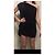 Philipp Plein Couture schwarzes One-Shoulder-Kleid mit Raffung und Strasssteinen - Ansicht 6