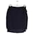 Jupe Yves Saint Laurent en laine bleu marine  - vue 1