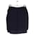 Jupe Yves Saint Laurent en laine bleu marine  - vue 3
