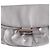 Borsa a tracolla Jimmy Choo in pelle argento - vista 4
