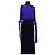 Paule Ka Blaues Seidenkleid