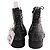 Stivaletti stringati in pelle nera Jimmy Choo Nero - vista 2