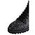 Stivaletti stringati in pelle nera Jimmy Choo Nero - vista 5