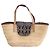 Borsa tote in vimini beige Claris Virot