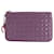 Pochette Dior in pelle viola Porpora  - vista 1