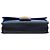Borsa Crossbody Chanel Bicolor Quilted Lambskin Elegant CC Flap Wallet on Chain Blu - vista 2