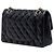 Borsa a tracolla Chanel Small Classic Double Flap in pelle di agnello nera Nero - vista 2
