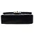Borsa a tracolla Chanel Small Classic Double Flap in pelle di agnello nera Nero - vista 3