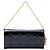 Bolsa Lady Dior Wallet On Chain em couro envernizado Cannage preto Dior