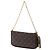 Borsa Satchel Louis Vuitton Monogram Multi Pochette Accessoires Marrone - vista 2