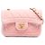 Borsa Crossbody Chanel Mini Quilted Velvet Double Frame Flap Rosa