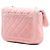 Borsa Crossbody Chanel Mini Quilted Velvet Double Frame Flap Rosa - vista 2