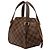 Borsa a mano Louis Vuitton Damier Ebene Belem PM Marrone - vista 2