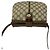 Borsa a tracolla Gucci GG Supreme Web marrone - vista 3