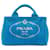 Tote Borsa Prada Small Canvas Canapa Logo Blu