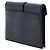 Borsa crossbody a busta classica monogramma in pelle di vitello chevron nera Saint Laurent Nero - vista 2