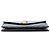 Borsa crossbody a busta classica monogramma in pelle di vitello chevron nera Saint Laurent Nero - vista 3